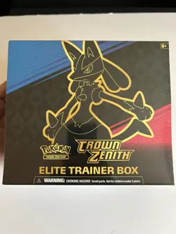 Pokemon TCG Crown Zenith ETB Sealed Box - Image 1