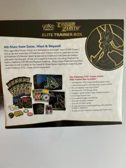 Pokemon TCG Crown Zenith ETB Sealed Box - Image 2