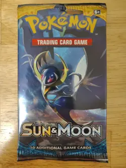 1x Pokemon TCG Sun & Moon Base Set Booster Pack - Factory Sealed - English - Image 3