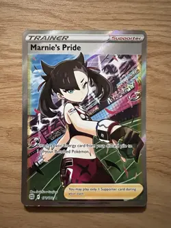 Pokemon TCG Marnie's Pride Full Art Holo Ultra Rare Brilliant Stars 171/172 - Image 1