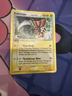 Kabutops 9/110 Holographic Rare EX Holon Phantoms Pokemon TCG Lightly Played - Image 2