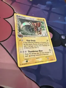 Kabutops 9/110 Holographic Rare EX Holon Phantoms Pokemon TCG Lightly Played - Image 3