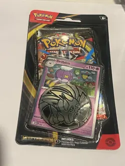 Pokemon TCG: Mega Evolution Booster Pack Blister -Drifblim Promo SEALED - Image 1