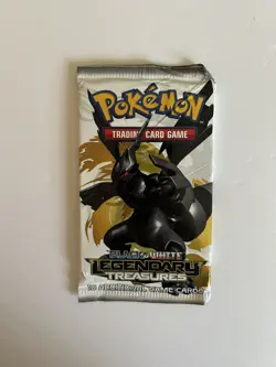 Pokemon Black & White Legendary Treasures Booster Pack NEW Sealed Zekrom Art - Image 1