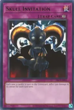 Yugioh! Skull Invitation - PSV-EN056 - Rare - Unlimited 25th Anniversary Edition - Image 1