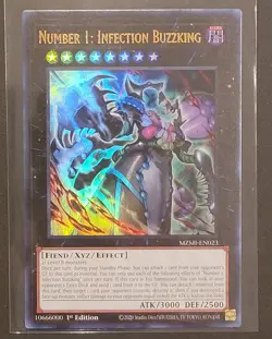 Yu-Gi-Oh Number 1: Infection Buzzking Maze of Millennia MZMI-EN023 1st Nm - Image 1