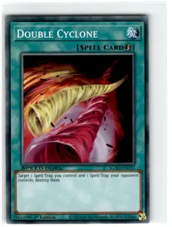 Yu-Gi-Oh! Speed Duel Double Cyclone Common SGX1-END15 Lightly Played 1st Edition - Image 1