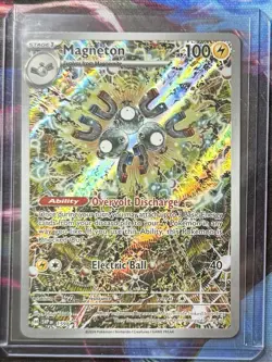 Magneton 159/SVP Pokemon Card NM Scarlet & Violet Promo Illustration Rare Holo - Image 1