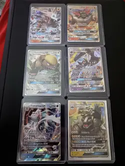 LOT of 6 Pokemon Gx Ultra Rare Holo Cards NM/M - Image 1