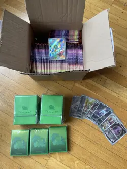 Pokemon TCG Bulbasaur Promo 097/SV-P Card Sealed + 130 Gem Packs And More - Image 1