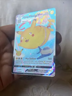 2021 pokemon celebrations Flying Pikachu Vmax Card. - Image 3