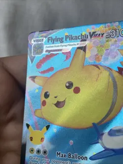 2021 pokemon celebrations Flying Pikachu Vmax Card. - Image 4