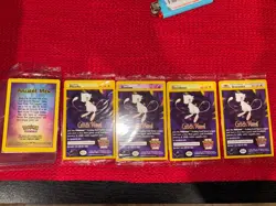 Pokemon First Movie Set of 5 Promo Cards Dragonite Mewtwo Pikachu Elect SEALED - Image 1
