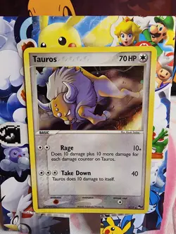 Pokemon Tauros 5/17 POP Series 2 Holo Rare Card Pokemon TCG NM - Image 1