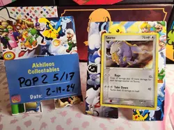 Pokemon Tauros 5/17 POP Series 2 Holo Rare Card Pokemon TCG NM - Image 3