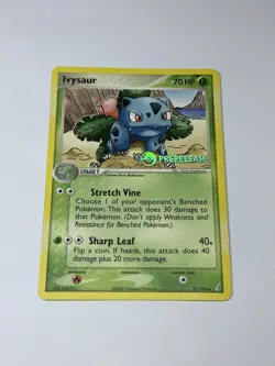 Ivysaur Prerelease - ex Crystal Guardians 35/100 2006 LP/MP Pokemon Card TCG - Image 1