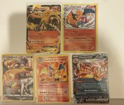 Pokemon TCG Charizard Lot Of 5 Cards - Image 1