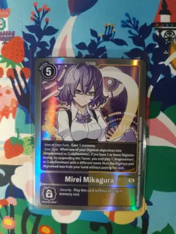 Digimon Card Game Mirei Mikagura BT11-094 - Dimensional Phase - Near Mint - Image 1