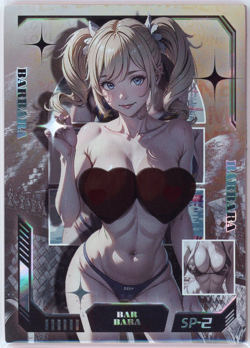 ?BARBARA - HEAT REVEAL - Goddess Story Anime Waifu Card - CHARM COLOR 2 - SP-2 - Image 1