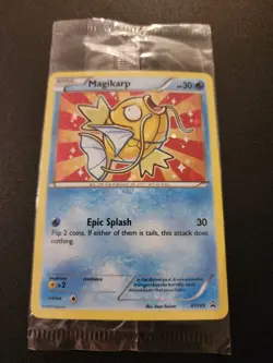 Pokemon TCG Shiny Magikarp Black Star Promo Card XY143 Sealed, Near Mint - Image 1