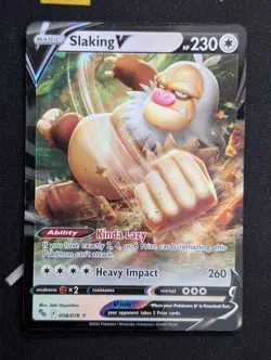 Slaking V - 058/078 - Pokemon Go Sword & Shield Ultra Rare Card NM - Image 1