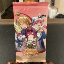 x1 Sealed Goddess Story TCG Anime Trading Card Booster Pack NS-12 Waifu Doujin - Image 1