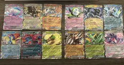 Black Bolt White Flare Complete Ex Sets (Bundle Of 12 Cards) Pokemon TCG - Image 1