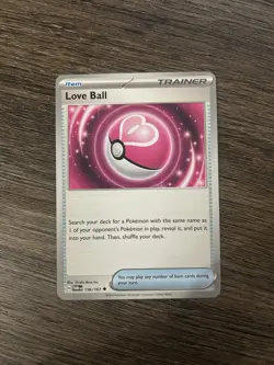 Love Ball 156/167 Scarlet & Violet Twilight Mascerade Pokemon Card - MINT - Image 1