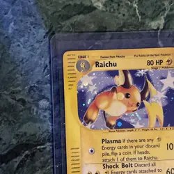 Pokemon TCG Raichu Expedition Base Set Holo Card 25/165 - Image 2