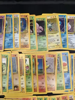 Vintage Pokemon Card Lot WOTC Mewtwo Vaporeon Pikachu Etc 50+ Cards MP-DMG - Image 3