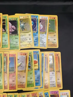 Vintage Pokemon Card Lot WOTC Mewtwo Vaporeon Pikachu Etc 50+ Cards MP-DMG - Image 4