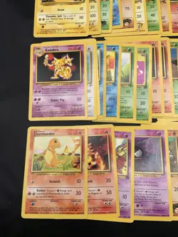 Vintage Pokemon Card Lot WOTC Mewtwo Vaporeon Pikachu Etc 50+ Cards MP-DMG - Image 5