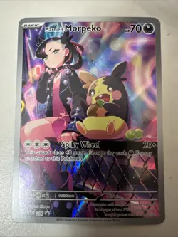 Pokemon SV: Scarlet & Violet Promo Cards Marnie’s Morpeko 206 Near Mint - Image 1