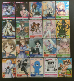 DIVINE CROSS Card Game Promos 20x Bulk Holos Foils JPN Anime Waifus - Image 1