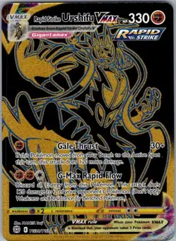 Pokemon Card Rapid Strike Urshifu VMAX TG30/TG30 Brilliant Stars - Near Mint - Image 1
