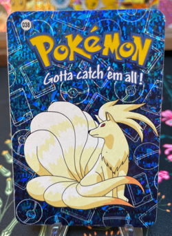 Ninetales #038 - Vintage Vending Machine Prism Sticker 2000 - Pokemon Card - Image 1