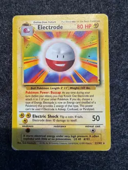 Electrode 21/102 Base Set Pokemon Card HP - Image 2