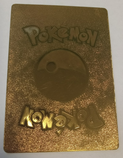 ??2020 Pokemon MAX Charizard OX HP500 Gold Foil, Card 52/100?? fan art card - Image 3