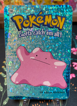 Ditto #132 - Vintage Vending Machine Prism Sticker 2000 - Pokemon Card - Image 1