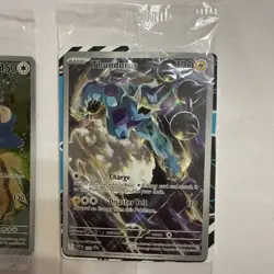 Pokemon scarlet and violet SNORLAX & THUNDURUS promo card Lot of 2 sealed - Image 3