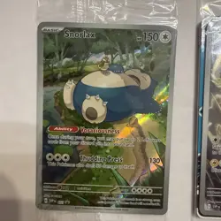 Pokemon scarlet and violet SNORLAX & THUNDURUS promo card Lot of 2 sealed - Image 4