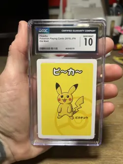 2019 POKEMON PLAYING CARDS JAPANESE OLD MAID PIKACHU CGC 10 - Image 1