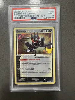 Greninja Star SWSH144 SWSH: Sword & Shield Promo Cards Holo Gold Star - Image 1