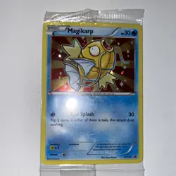Pokemon TCG Shiny Magikarp Black Star Promo Card XY143 Sealed NM Near Mint - Image 1