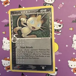Pokemon - Meowth - 2007 POP Series Promo 5 card - #11/17 - Nintendo - RARE - TCG - Image 2