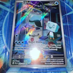 Pokemon TCG Eiscue Holo Art Rare Card 205/193 Sv02: Paldea Evolved - Image 1