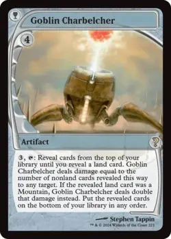 Goblin Charbelcher (Future Sight) -Foil Light Play MTG Mystery Booster 2 - Image 1