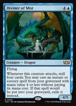 Diviner of Mist Commander: Tarkir: Dragonstorm NM MTG Non-Foil - Image 1