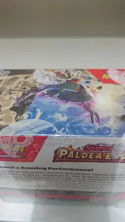 Pokemon TCG Paldea Evolved Booster Box FACTORY SEALED new Ripped plastic - Image 3