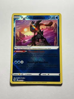 Pokemon TCG Radiant Greninja Sword & Shield - Astral Radiance 046/189 Holo NM - Image 1